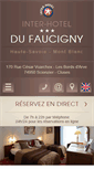 Mobile Screenshot of hotel-faucigny.com